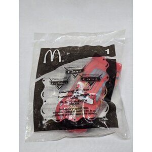 McDonalds Happy Meal Toys 2006 Cars, Lightning McQueen- New- Packaging Wear